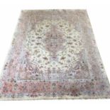 FINE ART SILK PERSIAN TABRIZ RUG, 200cm x 150cm.