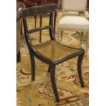 SIDE CHAIRS, a pair,