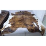 COW HIDE, area rug, 250cm x 210cm approx.