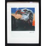 ANDY WARHOL 'Bald Eagle', 1983, lithograph, from Endangered Species portfolio, numbered 32/100,