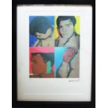 ANDY WARHOL 'Muhammad Ali', 1978, lithograph, numbered ltd edition 21/100,