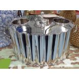 WINE COOLER, French Art Deco inspired design, 25cm H.