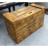 MOET TRUNK, made from reclaimed wood, 100cm x 43cm x 66cm H.