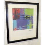 ANDY WARHOL 'Brooklyn Bridge 290', 1983, lithograph, hand numbered limited edition 80/100,