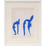 HENRI MATISSE 'Acrobates', original lithograph from the 1954 edition after Matisse's cut outs,