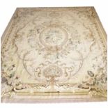 AUBUSSON SAVONERIE STYLE CARPET, 315cm x 245cm, empire design.