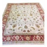 ANATOLIAN OUSHAK DESIGN CARPET, 345cm x 275cm.