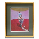FRANCIS BACON 'Portrait of George Dyer talking', lithograph, 35cm x 26cm, framed and glazed.