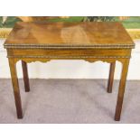 TEA TABLE, George III mahogany, circa 1780,