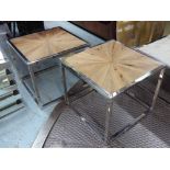 SIDE TABLES, contemporary design, to match previous, 50cm H (2).