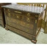 COMMODE, Charles X mahogany and gilt metal mounted, circa 1830,