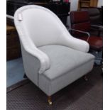 COCKTAIL ARMCHAIR, vintage style design, in a neutral finish, 96cm H.
