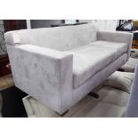 SOFA, contemporary design, grey fabric finish, 200cm W.