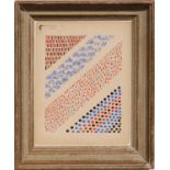 SONIA DELAUNAY, 1930, rare Pochoir, Composition 27, Suite: Compositions Couleurs Idees,