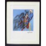 ANDY WARHOL 'Superman', 1981, from Portfolio 'Myths' lithograph signed in the plate,