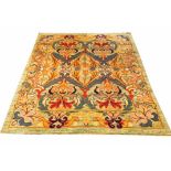 FINE WILLIAM MORRIS DESIGN CARPET, 230cm x 180cm.