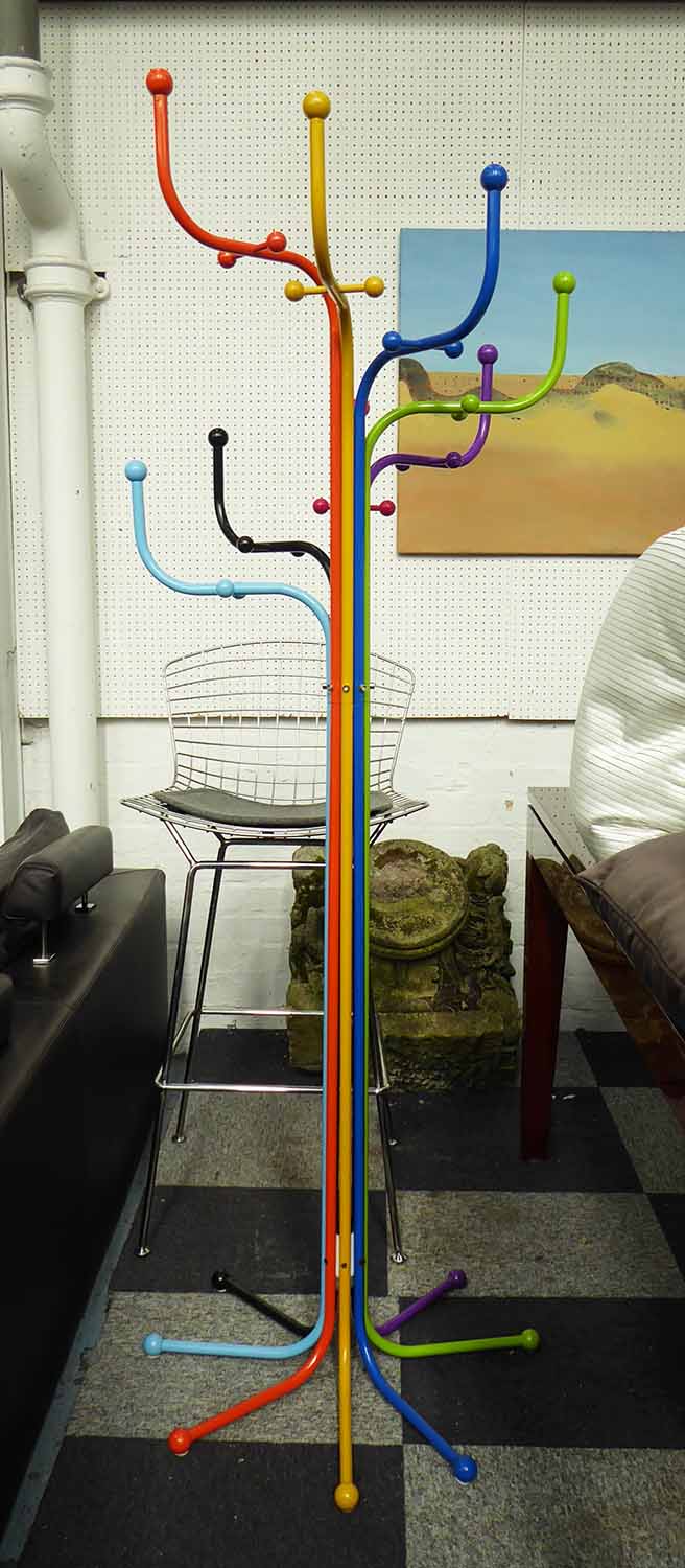 'COAT TREE' COAT STAND, multicoloured in the manner of Sidse Werner,