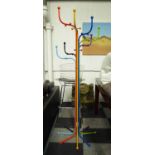 'COAT TREE' COAT STAND, multicoloured in the manner of Sidse Werner,