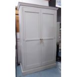 LARDER CUPBOARD, grey painted with a fitted interior with drawers and shelves,