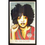 SHEPARD FAIREY 'We the Future - Power to the Polls - Winter Bree Anne', 2018, screen print on paper,