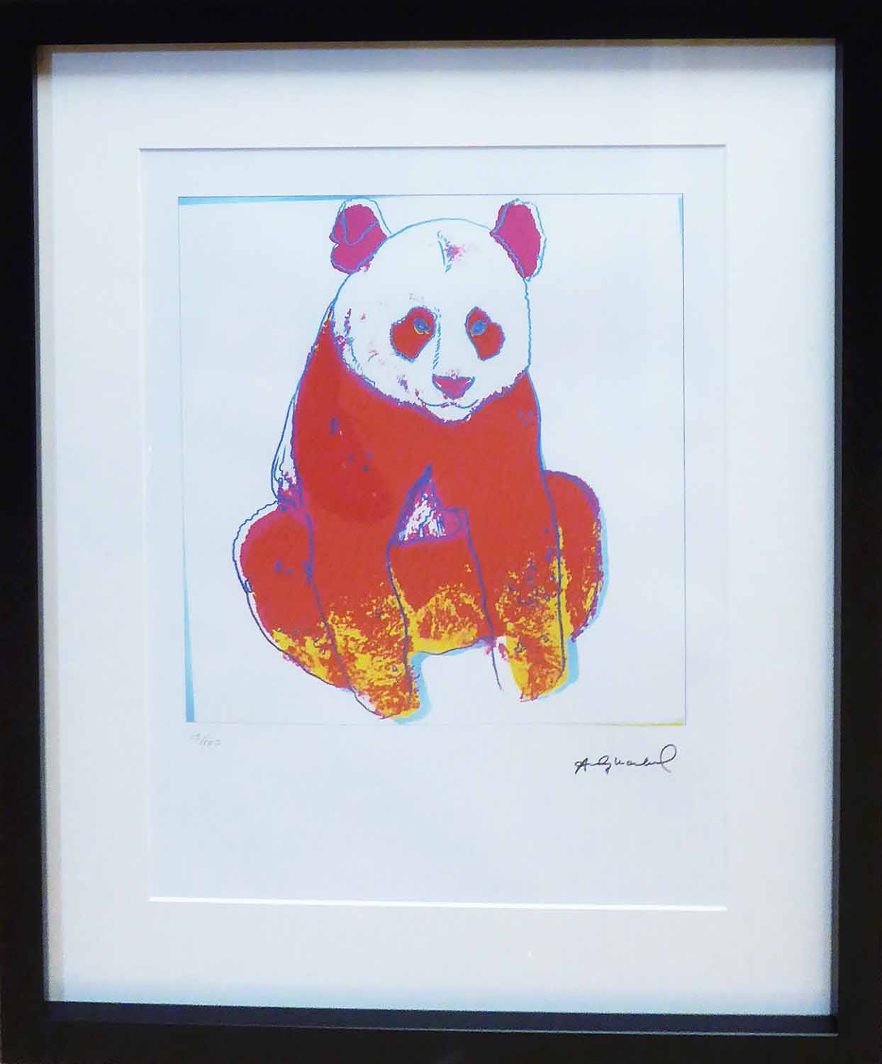 ANDY WARHOL 'Giant Panda', from Endangered Species portfolio, 1983, lithograph,