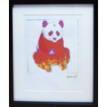 ANDY WARHOL 'Giant Panda', from Endangered Species portfolio, 1983, lithograph,