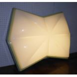 WALL LIGHT, vintage Italian style, with Perspex diffuser.