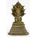 NAGA BUDDHA, seated, approx 27cm H.