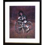 FRANCIS BACON 'A portrait of George Dyer riding a bicycle', lithograph, Maeght Editeur Paris,