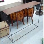 CONSOLE TABLE, contemporary Italian design, 100cm H.