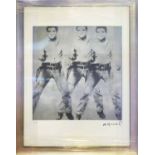 ANDY WARHOL 'Elvis', lithograph, numbered ed.