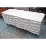 CONRAN WAVE SIDEBOARD, in white lacquer finish,