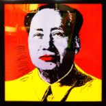 AFTER ANDY WARHOL 'Mao', screenprint, 90cm x 90cm, framed.