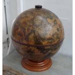 GLOBE DRINKS CABINET, 50cm H x 40cm.