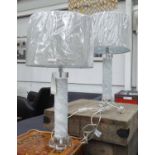 TABLE LAMPS, a pair,