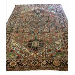 ANTIQUE HERIZ SERAPI DESIGN CARPET, 325cm x 225cm,