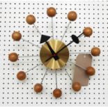 VITRA WALL CLOCK, by George Nelson, 34cm W.