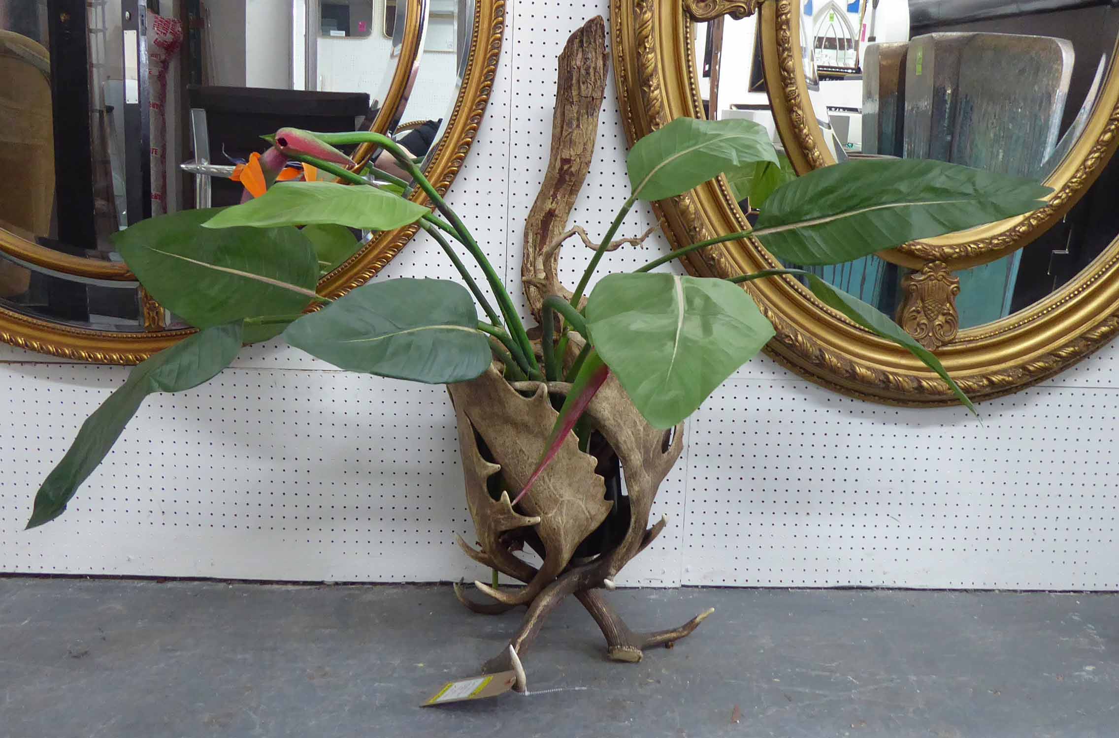 PLANT STAND AND FAUX PLANT DISPLAY,