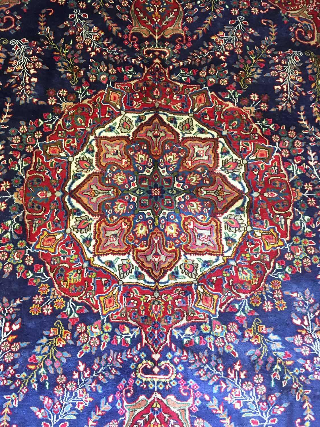 FINE TABRIZ PERSIAN CARPET, 384cm x 285cm, - Image 2 of 2