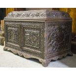 AN ANTIQUE THAI CHEST,