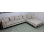 CAMERICH CORNER SOFA, neutral fabric finish.