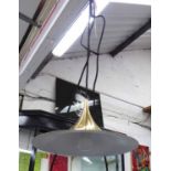 GUBI BRASS PENDANT LIGHT, 30cm W.