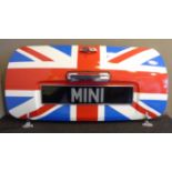 THE MINI BY BEE RICH, mini cooper car door bespoke painted with light up detail, 50cm x 93cm.