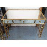 VANITY TABLE, 1960's French inspired faux bamboo design, 77cm H.