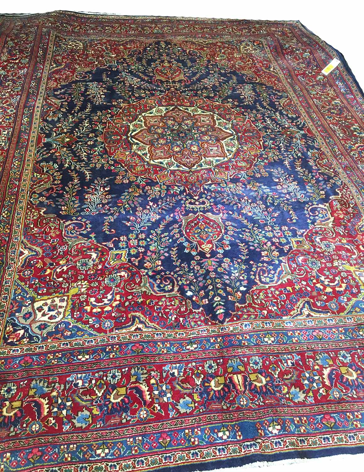 FINE TABRIZ PERSIAN CARPET, 384cm x 285cm,