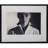 JACK CARDIFF OBE BSC (British 1914 - 2009) 'Audrey Hepburn', photoprint on paper, signed,