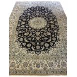 ISFAHAN NAIN CARPET, 302cm x 203cm,