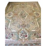 KASHMIR NEEDLEWORK CARPET, 373cm x 276cm,