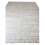 SILVER HOPPEN CARPET, 350cm x 250cm, silk.