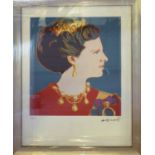 ANDY WARHOL 'The Queen', offset lithograph, numbered ed of 100, from Leo Castelli Gallery NY,
